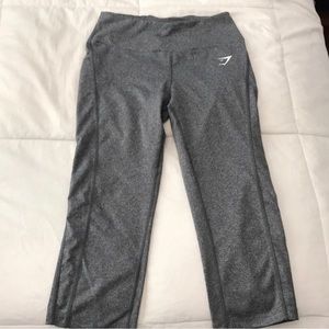 Gymshark gray cropped leggings